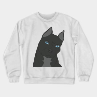 Gray pitbull Crewneck Sweatshirt